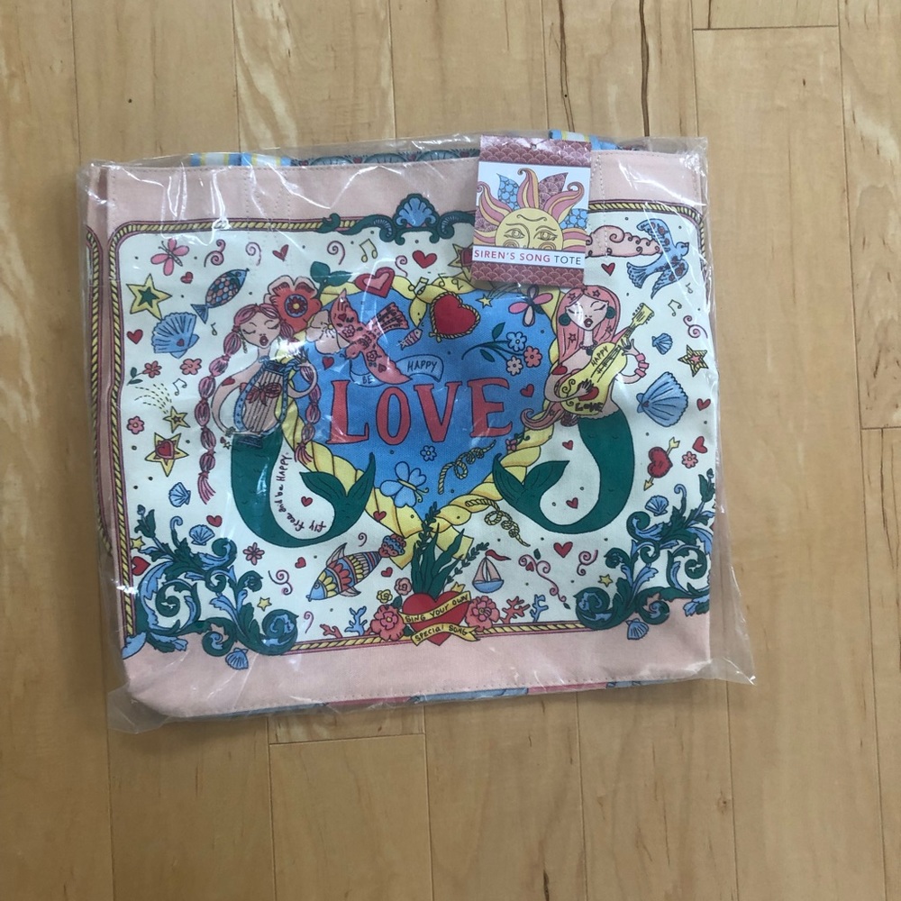 NWT Brighton Tom Clancy Siren's Song Canvas Tote